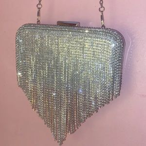 rhinestone clutch purse